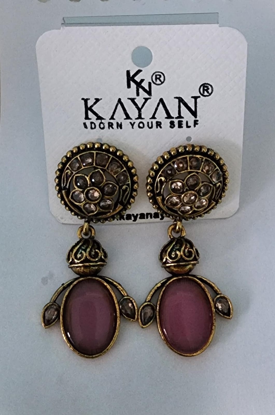 Kayan Gold Base Earrings
