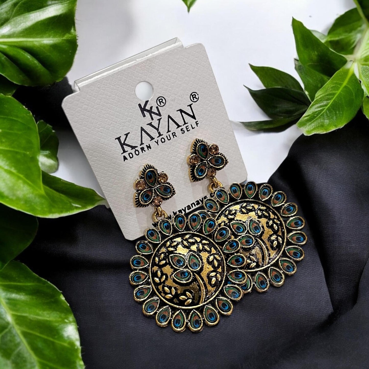 Kayan Peacock Design Mehendi Finish