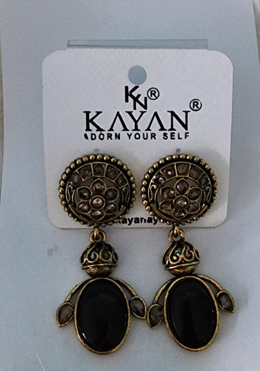 Kayan Gold Base Earrings