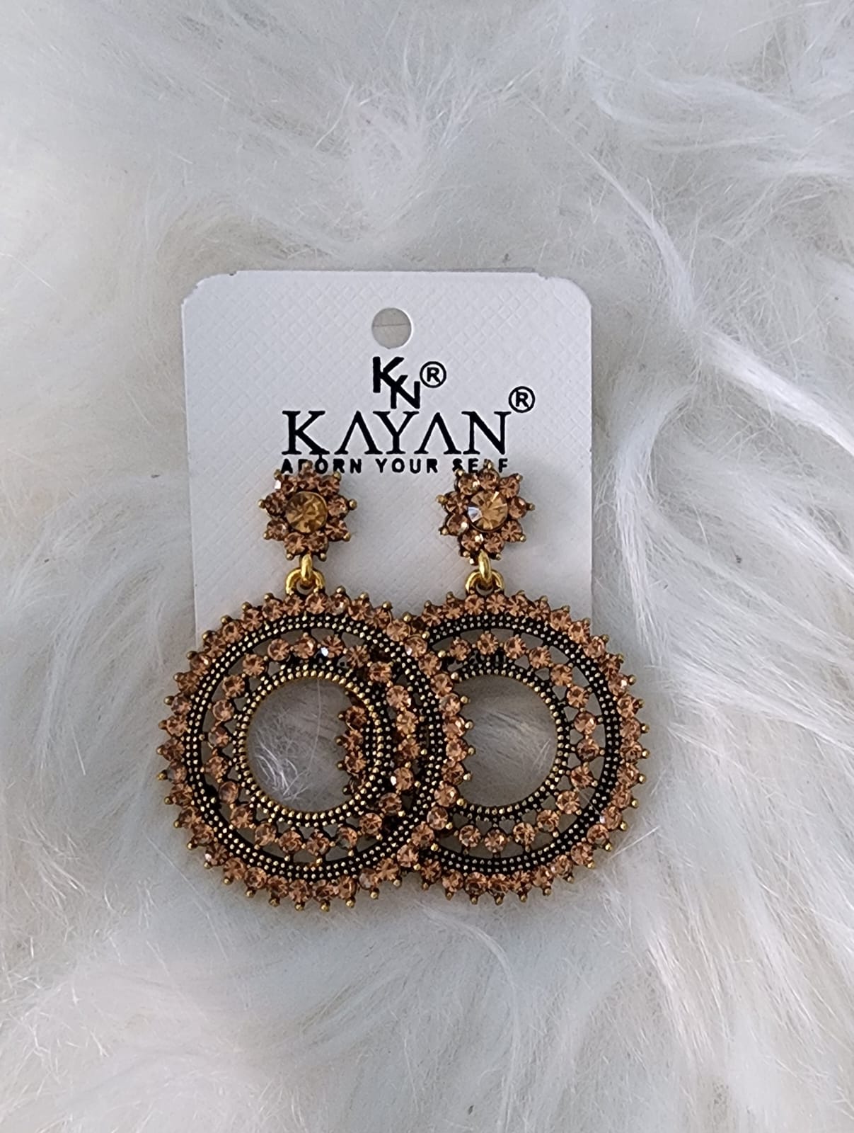 Kayan Stone Earrings