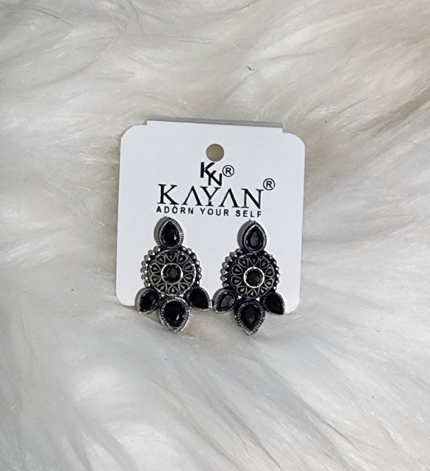 Kayan Round Coloured Studs