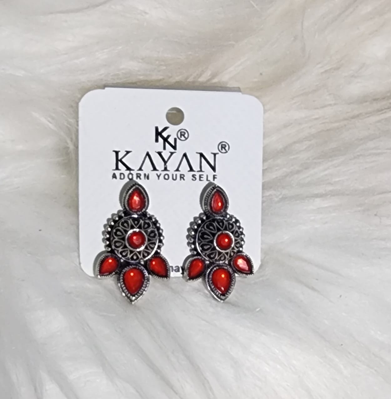 Kayan Round Coloured Studs