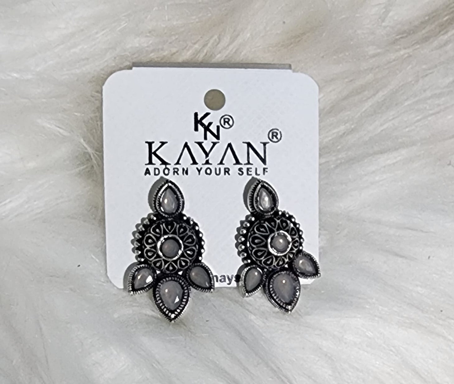 Kayan Round Coloured Studs