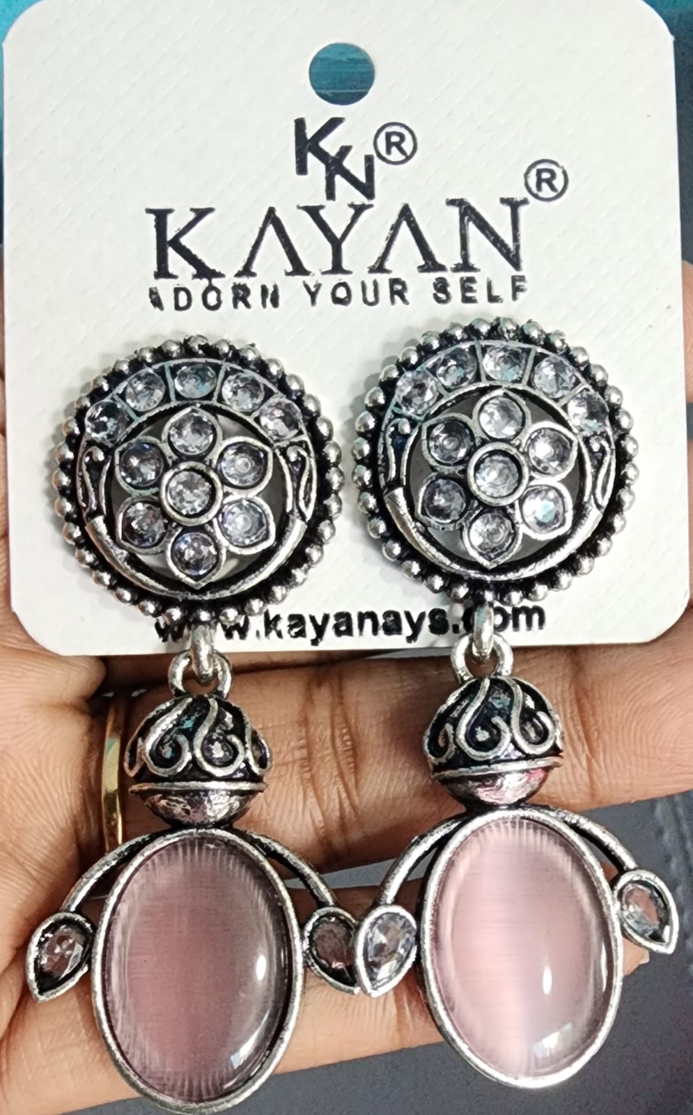 Kayan Silver Base Earrings