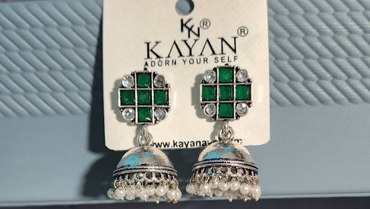 Oxidized German Silver Jhumka