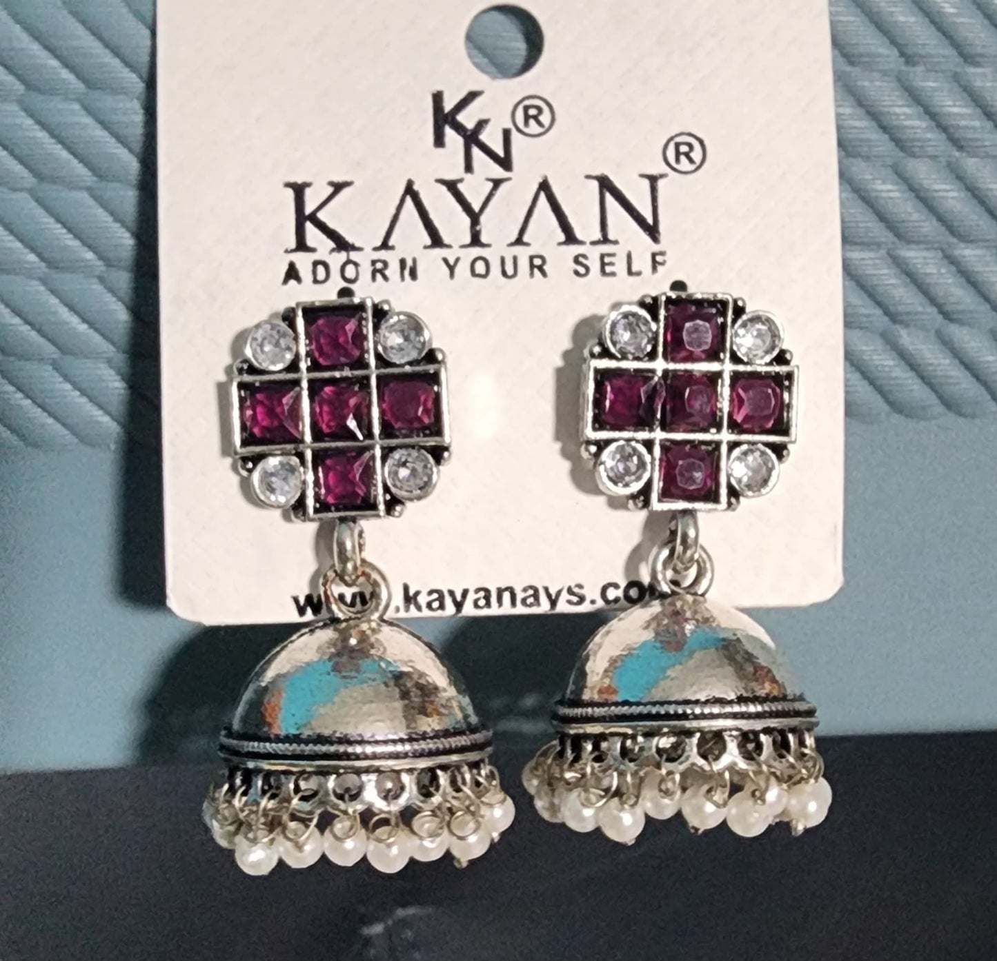 Oxidized German Silver Jhumka